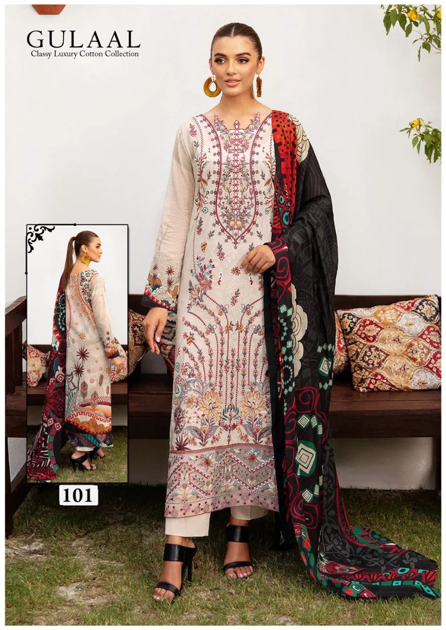 Gulaal Classy Luxury Cotton Collection Vol 11 Pakistani Dress Material Wholesale Online
